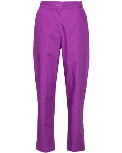 Twin Set Pantalon à coupe droite - Violet