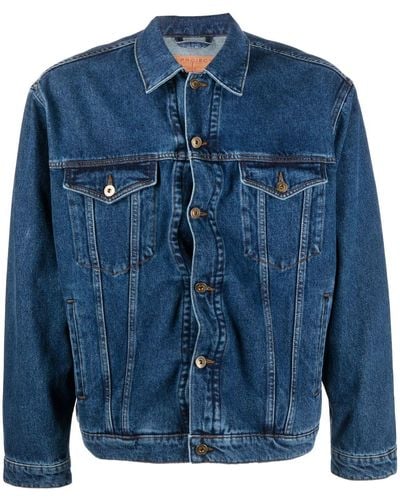 Y. Project Classic Wire Denim Jacket - Blue