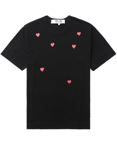 COMME DES GARÇONS PLAY Multi Heart Logo T-Shirt - Black