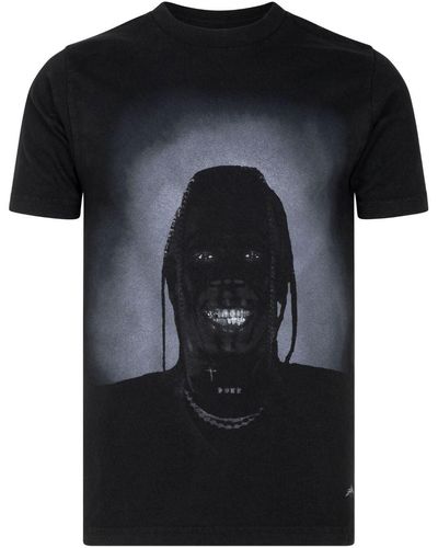 Travis Scott Utopia Circus Maximus Cotton T-shirt - Black