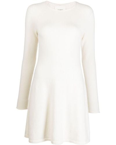 Lisa Yang Round-neck Cashmere Dress - White
