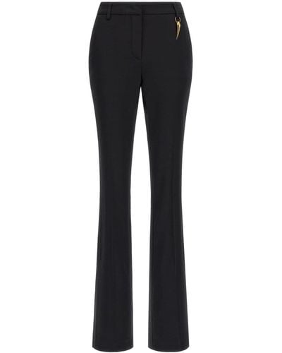 Roberto Cavalli Tiger Tooth Bootcut Trousers - Blue