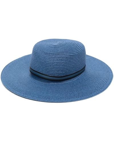 Borsalino Giselle Straw Hat - Blue