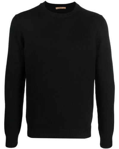 Nuur Ribbed-knit Wool Sweater - Black