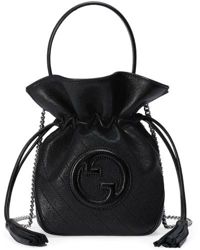 Gucci Mini Blondie Bucket Bag - Black