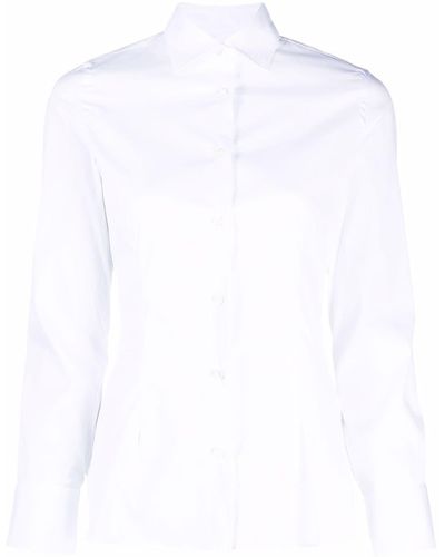 Barba Napoli Camisa con botones - Blanco