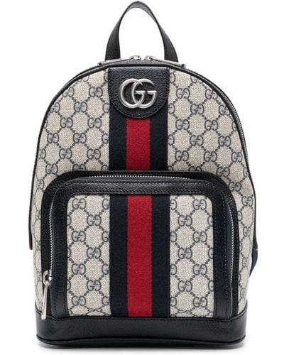 Gucci Small Ophidia Canvas Backpack - Black