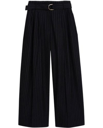 3.1 Phillip Lim Flannel Striped Wide-leg Trousers - Blue