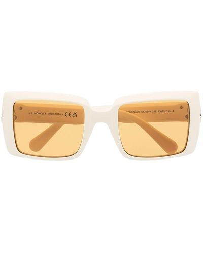 Moncler Oversized Square-frame Sunglasses - Natural