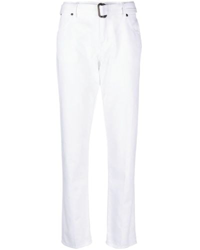 Tom Ford Straight-leg Belted Pants - White