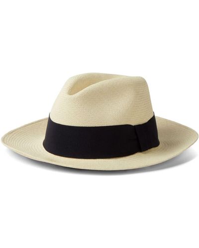 Frescobol Carioca Rafael Straw Panama Hat - Natural