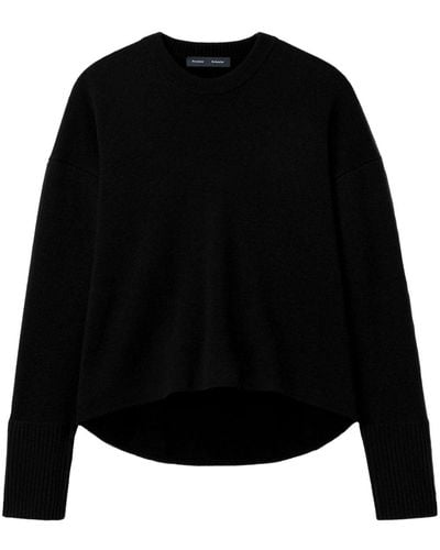 Proenza Schouler Eco Cashmere Oversized Sweater - Black