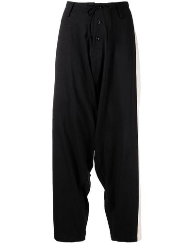 Y's Yohji Yamamoto Straight Broek - Zwart