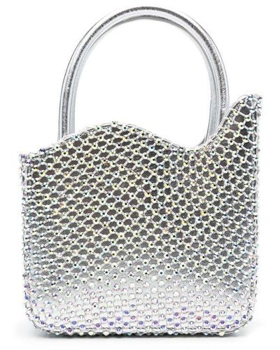 Le Silla Ivy Micro Crystal Bag - White