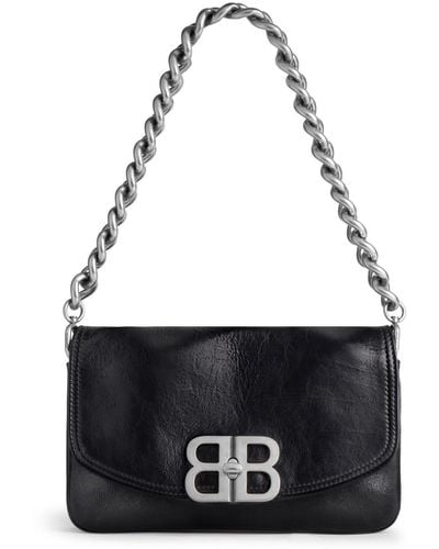 Balenciaga Bb Soft ショルダーバッグ S - ブラック