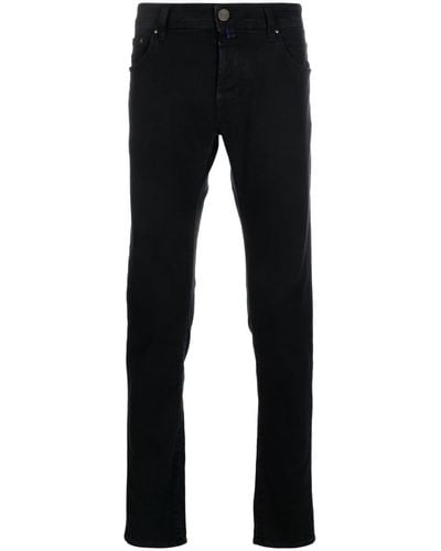 Jacob Cohen Mid-rise Straight-leg Jeans - Black
