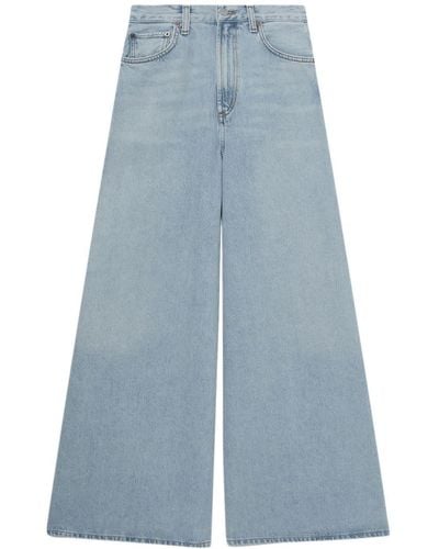 Agolde Nolan High-rise Wide-leg Jeans - Blue
