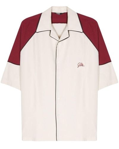 Gcds Chemise Comma Bowling - Rouge