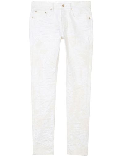 Purple Brand P001 Low-rise Skinny Jeans - White