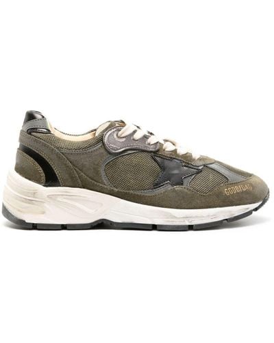 Golden Goose Dad-star Distressed-finish Sneakers - Gray