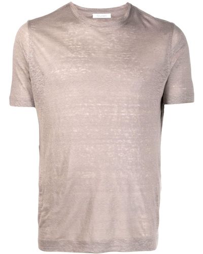 Cruciani Lined Short-sleeved T-shirt - Pink