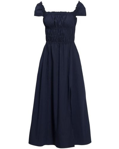 Altuzarra Lily Cotton Midi Dress - Blue