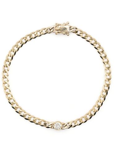 EF Collection 14kt Yellow Gold Sari Diamond Bracelet - Metallic