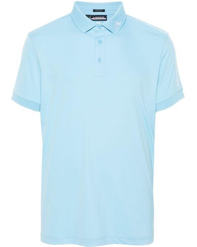 J.Lindeberg Tour Tech Golf Polo Shirt - Blue