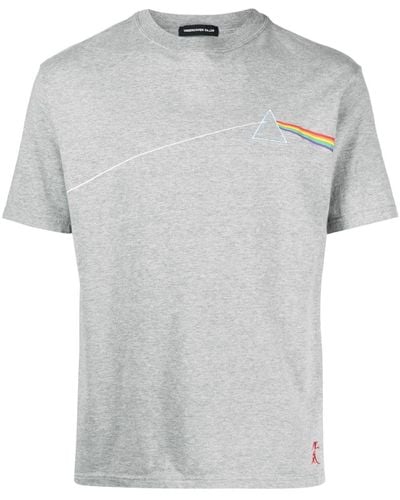 Undercover T-Shirt mit Pink Floyd-Print - Grau
