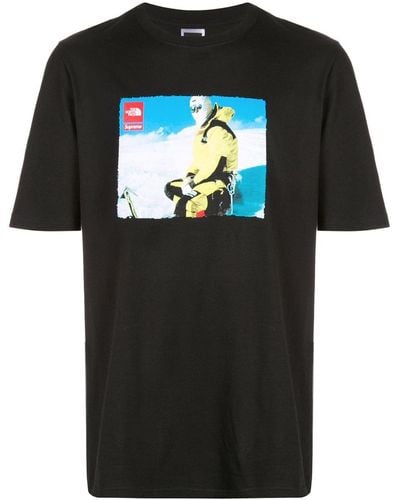 Supreme X The North Face T-shirt - Zwart