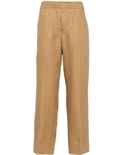 ZEGNA Elasticated slim-fit trousers - Natur