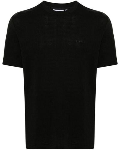 Calvin Klein T-shirt con applicazione - Nero