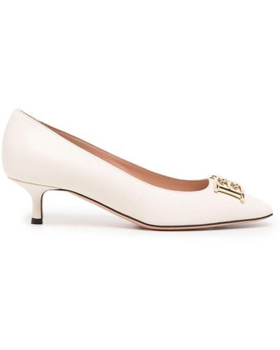 Bally Evanca 45 Leather Court Shoes - Pink