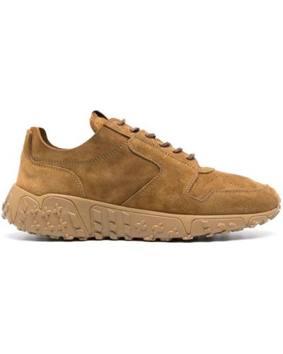 Buttero Lace-up Suede Sneakers - Brown