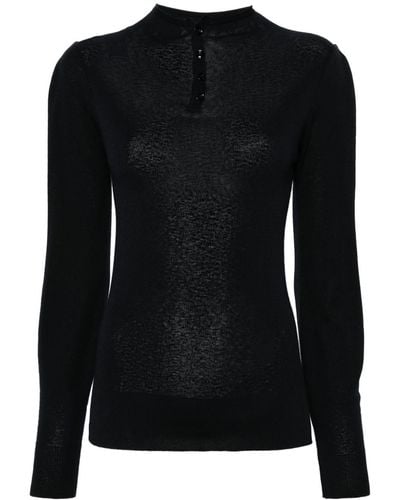 Lemaire Mock-neck Seamless Top - Black