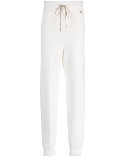Twin Set Pantaloni sportivi con coulisse - Bianco