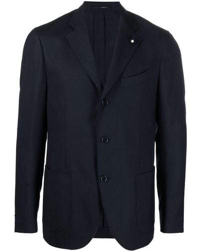 Lardini シングルジャケット - ブルー