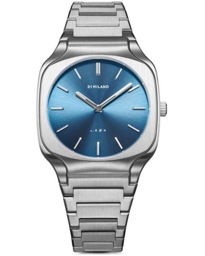 D1 Milano Reloj Square Bracelet de 37 mm - Azul