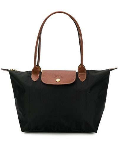 Longchamp Medium Le Pliage Shoulder Bag - Black