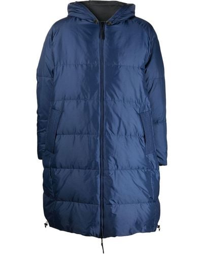 Marni Reversible Padded Hooded Coat - Blue