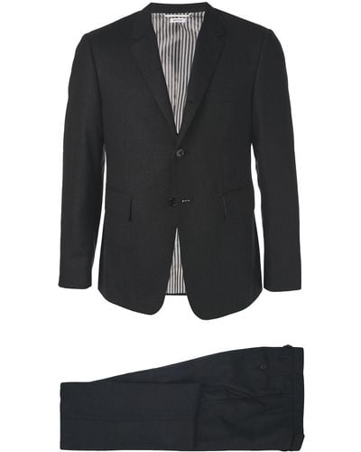 Thom Browne Traje de vestir con diseño liso - Negro
