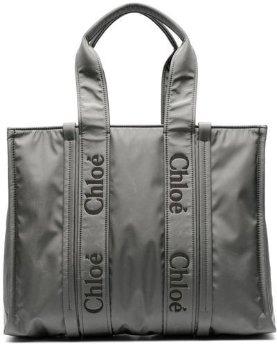 Chloé Grand sac cabas Woody - Noir