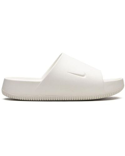 Nike Calm "sail" Slides - White