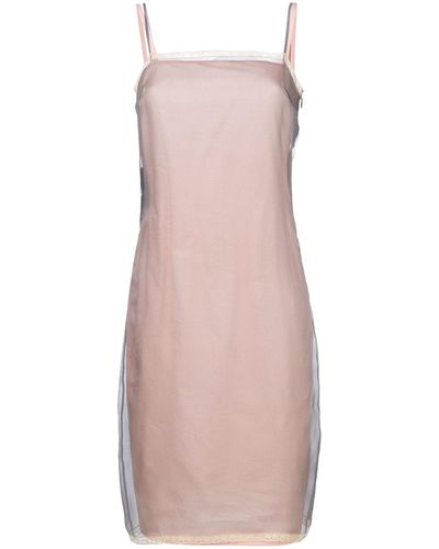 Prada Lace Trimmed Slip Dress - Pink