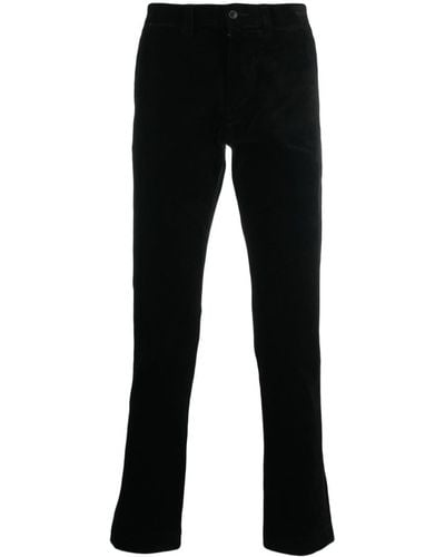 Polo Ralph Lauren Pantalon en velours côtelé à logo - Noir