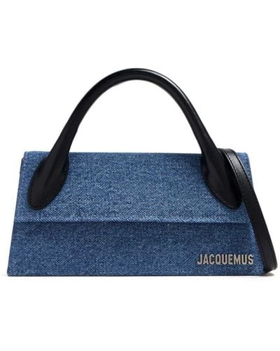 Jacquemus Le Chiquito Long Jeanstasche - Blau