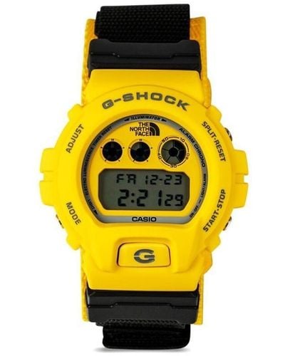 Supreme X Tnf X G-shock Dw-6900 Watch - Yellow