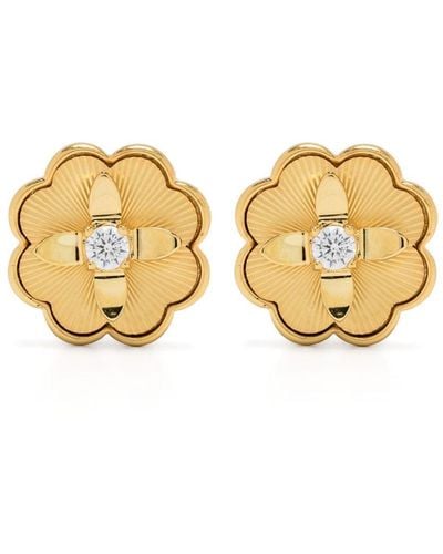 Kate Spade Puces d'oreilles Heritage Bloom - Métallisé