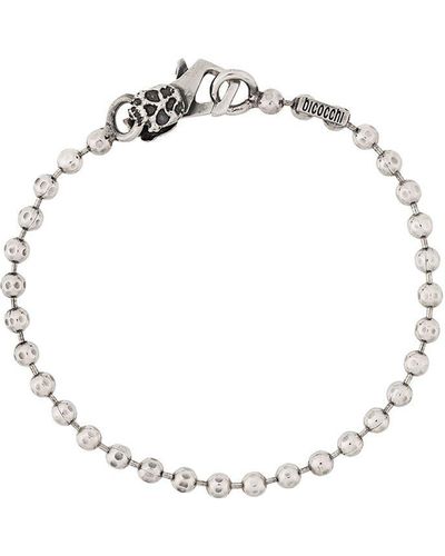 Emanuele Bicocchi Ball Chain Bracelet - Metallic