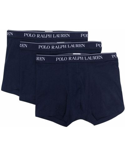 Polo Ralph Lauren Boxer con stampa - Blu
